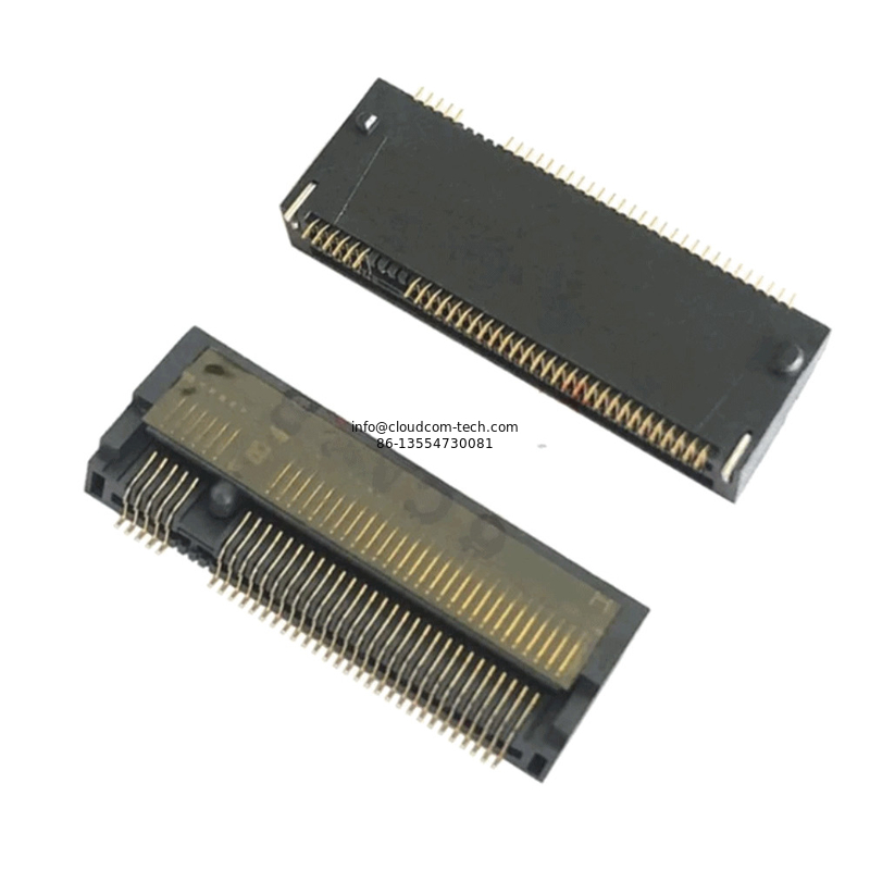 Foxconn Edgecard Connector AS0BC21-S40BB-7H AS0BC26-S40BB-7H Mini Card M.2 (NGFF) Connector Key B 75PIN 4.0mm Hight